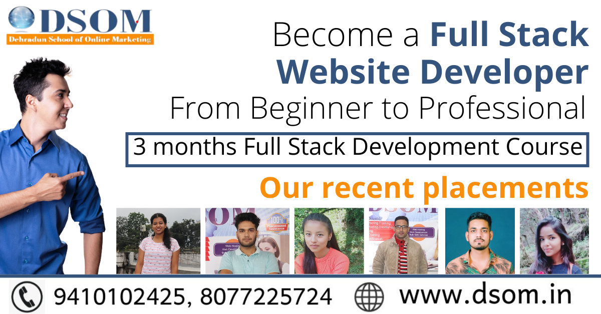 Full Stack Web Developer Course in Dehradun, Php Training institute