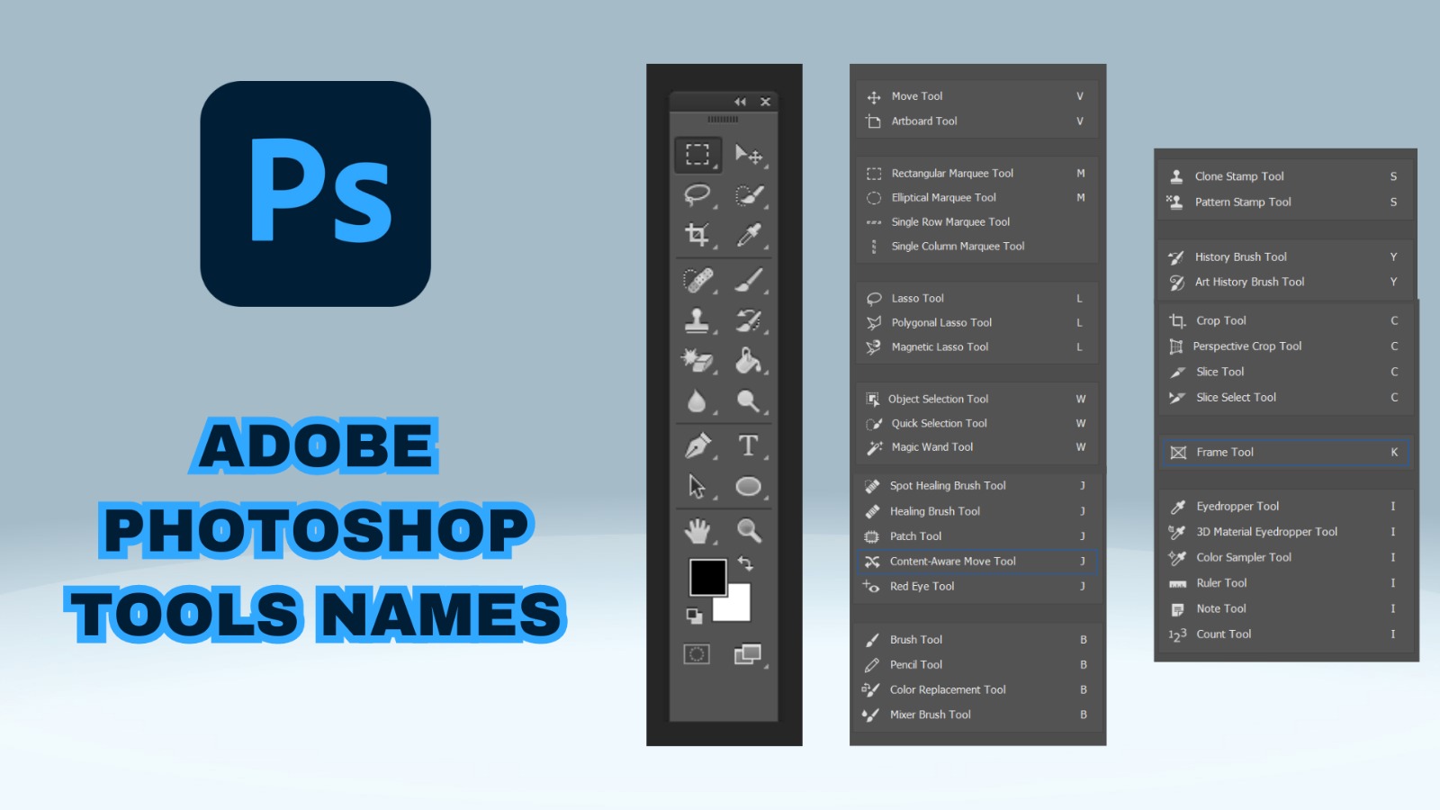 Adobe Photoshop Tools Name & there Uses