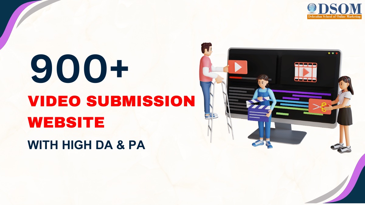List of  Free Video Submission Sites 2024