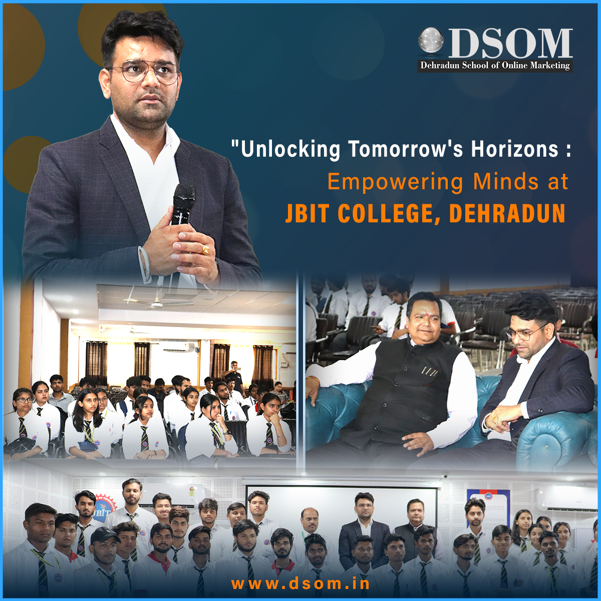 Dehradun is buzzing with digital knowledge as DSOM empowers JBIT College students with marketing skills