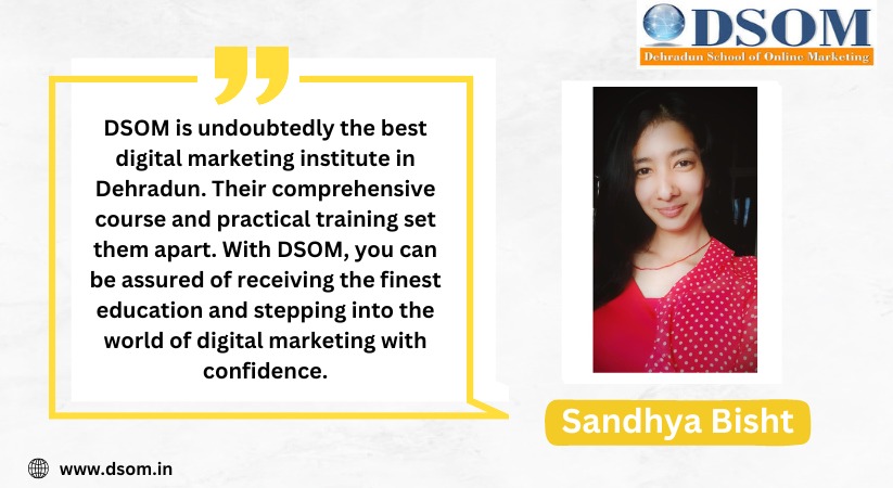 What Shandhya Says about DSOM !