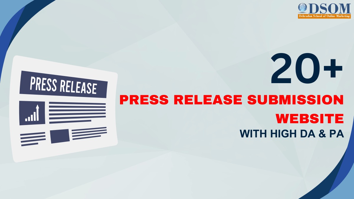 Free Press Release Submission Websites list 2024