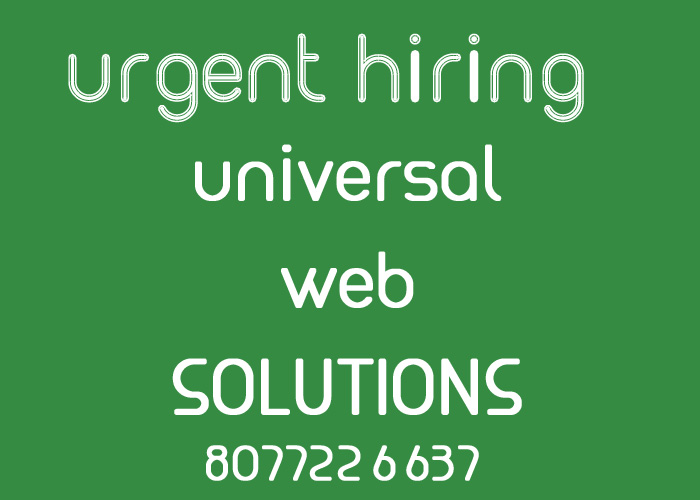 Join Digital Marketing internship with universal web Solutions