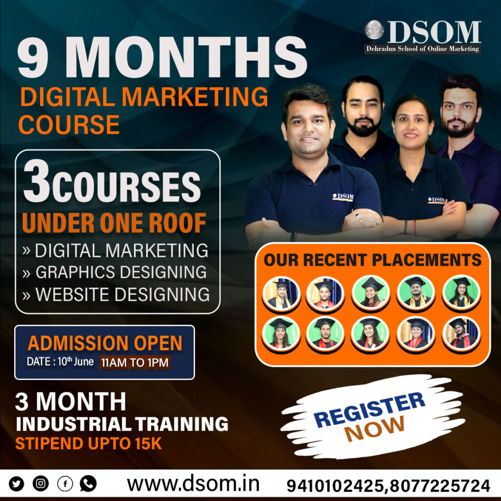 DSOM 9-month digital marketing program