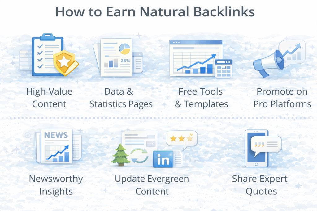how to earn natural backlinks