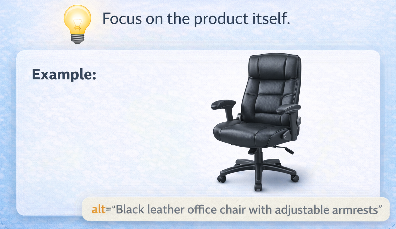 Black leather office chair with adjustable armrests