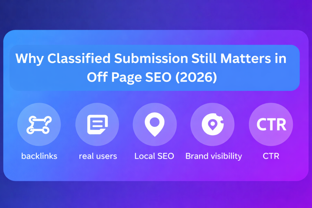 “Why Classifieds Still Win in 2026: Real users, real visibility, real SEO impact.”