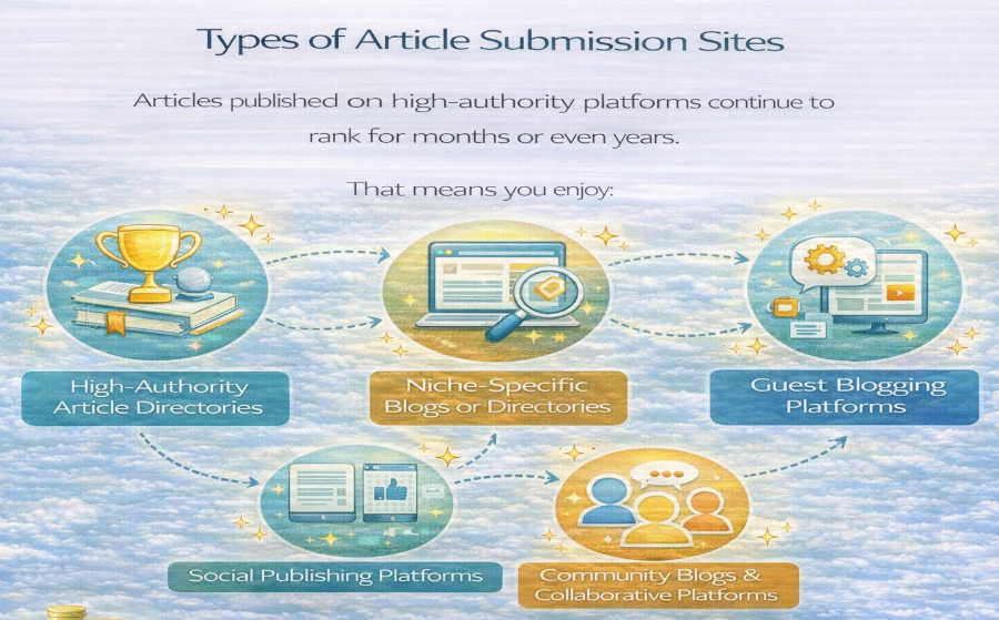 Types of Article Submission Sites