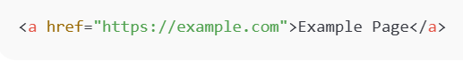 HTML example of a dofollow link anchor tag
