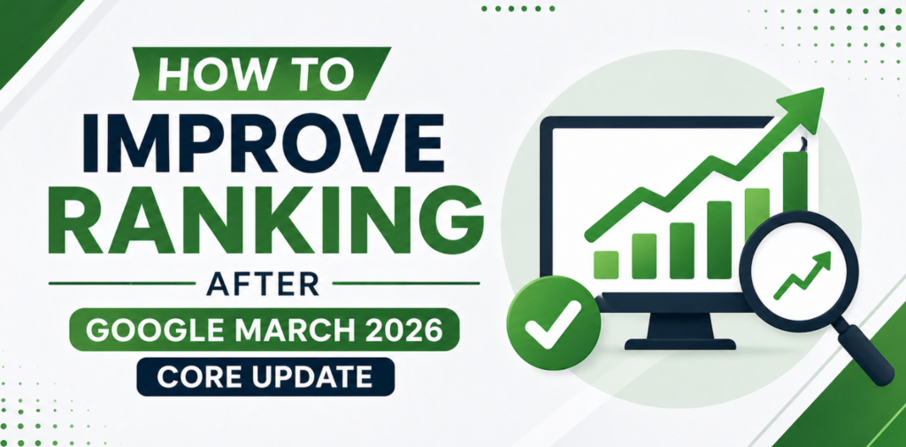 How to improve ranking after google march 2026 core update