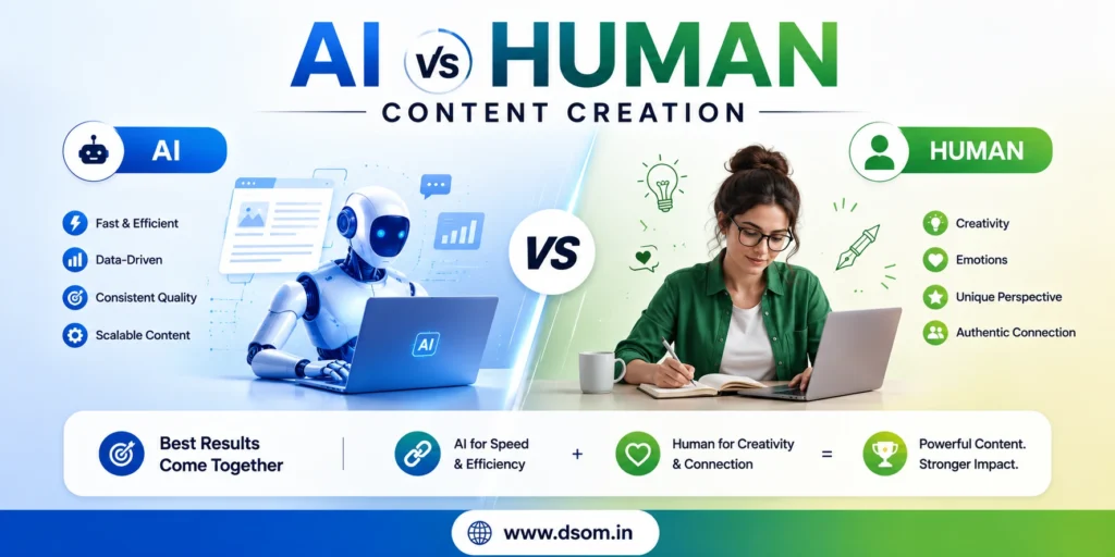 AI vs human content creation