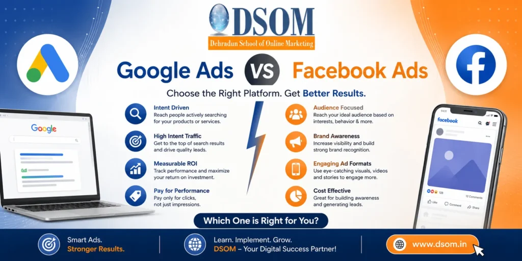 Google Ads vs Facebook Ads
