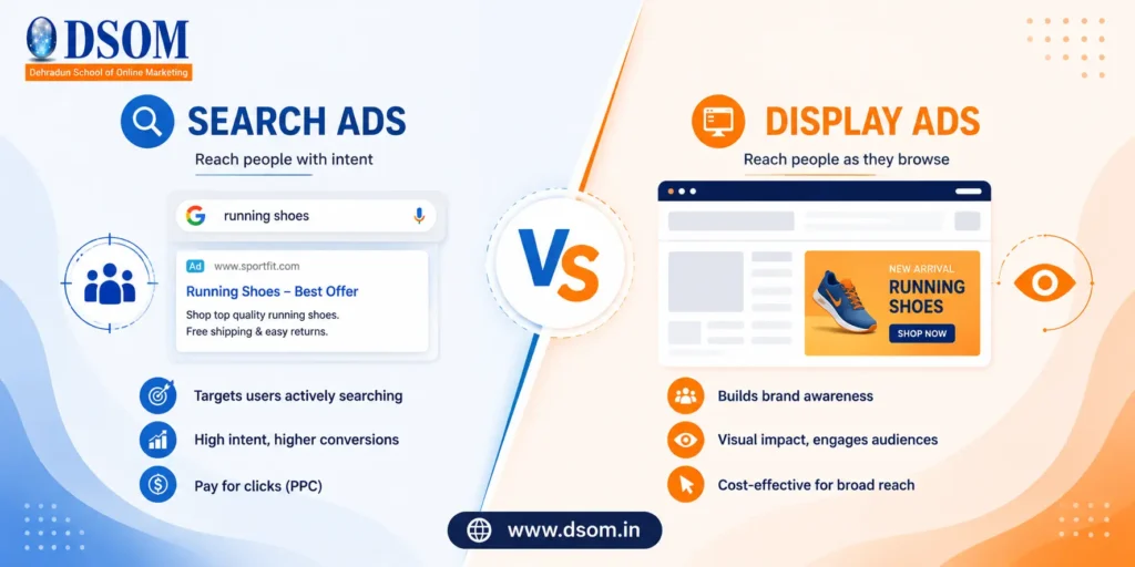 Search Ads vs Display Ads