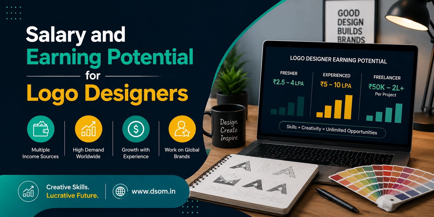 Salary of Logo Designers