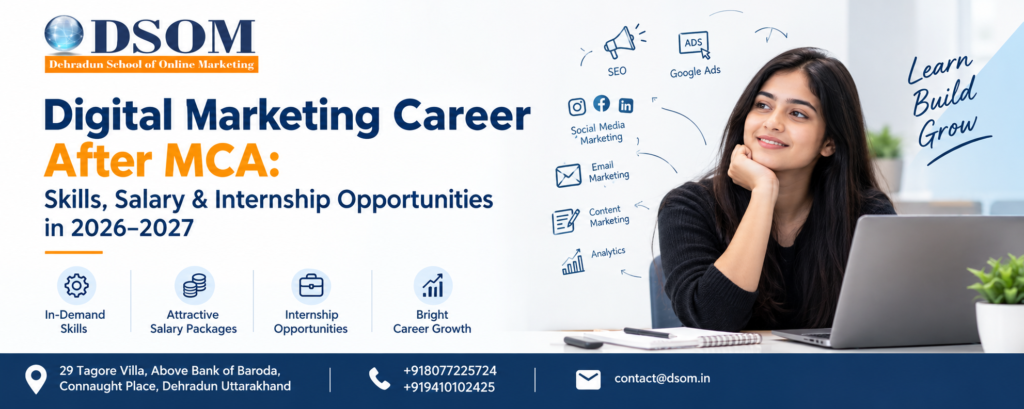 Digital Marketing Career After MCA